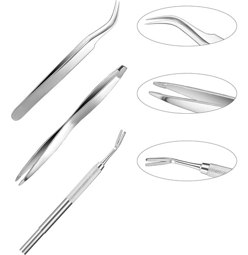 Kit De Herramientas De Eliminación De Garrapatas, Incluye 3