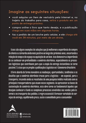 Livro A Logística No E-commerce Brasileiro