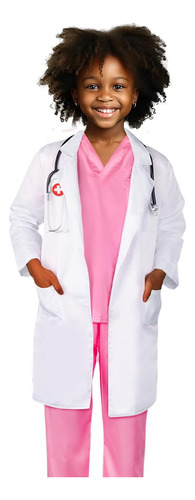 Disfraz De Doctora Para Niñas Con Bata Y Bolsa De Transporte