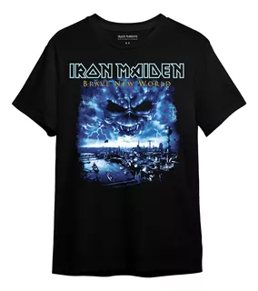 Camiseta Iron Maiden Brave New World Plus Size Of0019