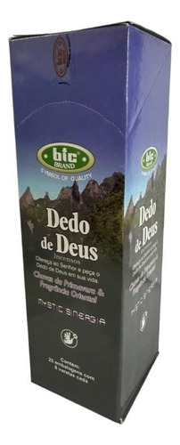 Incenso Indiano Bic Dedo De Deus Caixa Com 8 Varetas
