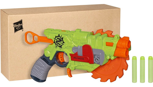 Lanzador De Juguete Nerf Zombie N Strike Crosscut 4 Dardos