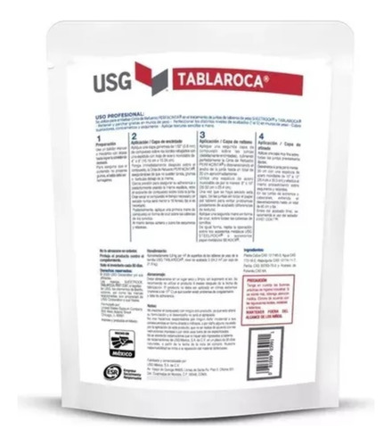 Compuesto Multiusos Resanador Juntas Redimix Blanco 1.6 Kg