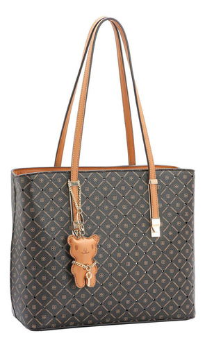 Bolsa Tote Ombro Feminina Chenson 3484548 Monograma Ursinho