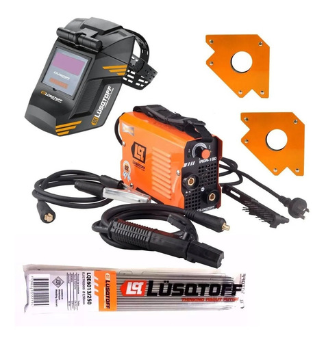 Soldadora Inverter Lusqtoff Iron 100 + Mascara + Regalos