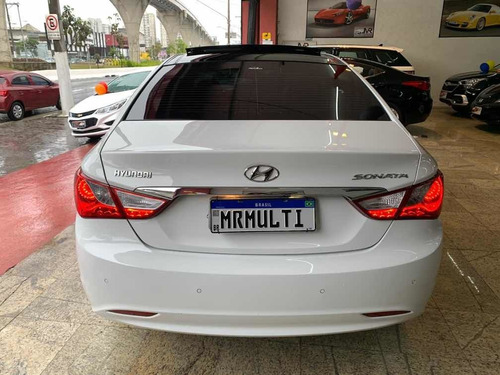 Hyundai Sonata 2.4 Gls 2013 Branco+teto+banco Caramelo