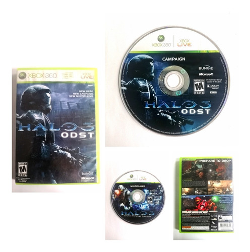 Halo 3 Odst Xbox 360 Totalmente En Español (Reacondicionado)