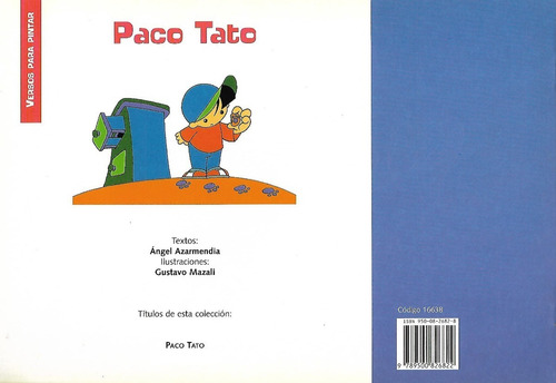 Lote X 35 Versos Para Pintar Paco Tato Imprenta Mayucula