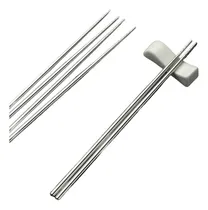 Comprar Palitos Chinos Acero Inoxidable Sushi