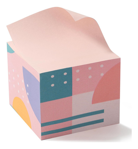 Mr Cubo De Nota Pegajosa, 3 X3 , 500 Hojas, Floración De