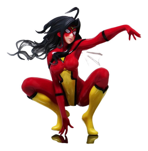Ananda Ananda Anime Spider Man Woman Gwen Spider Woman Squat Color S