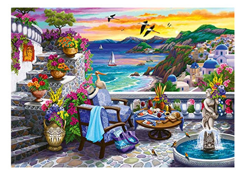 Ravensburger Santorini Puesta De Sol 300 Pedazo Gran Tvz77