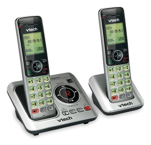Teléfono Inalámbrico Vtech Cs6629-2 Dect 6.0 Con Contestador