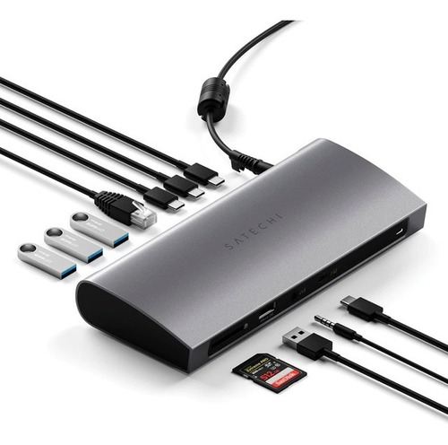  Hub Multiplicador 12/1 Usb-c Thunderbolt 4 40gbps Satechi 