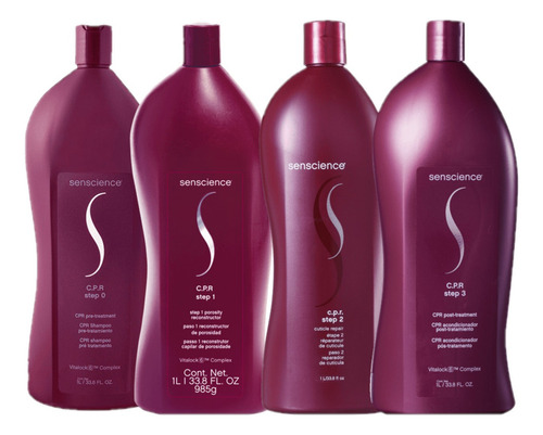 Kit Senscience C.p.r. Step Completo (4 Produtos)