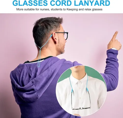 5 Cordini Magnetici Per Auricolari, In Silicone Morbido – Antiperdita, Per Sport E Tutti I Giorni – 5 Colori Vivaci