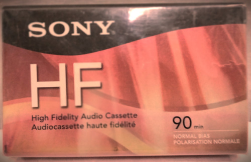 Audiocassette Sony 90 Minutos Hf 