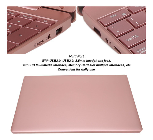 Computadora Portátil De 512 Gb, Oro Rosa, 15,6 Pulgadas, Ips