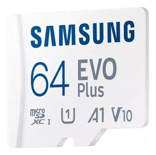 Cartão De Memória Micro Sd Samsung 64gb A1 Com Adaptador Sd