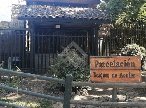 Parcela En Venta En Aculeo.