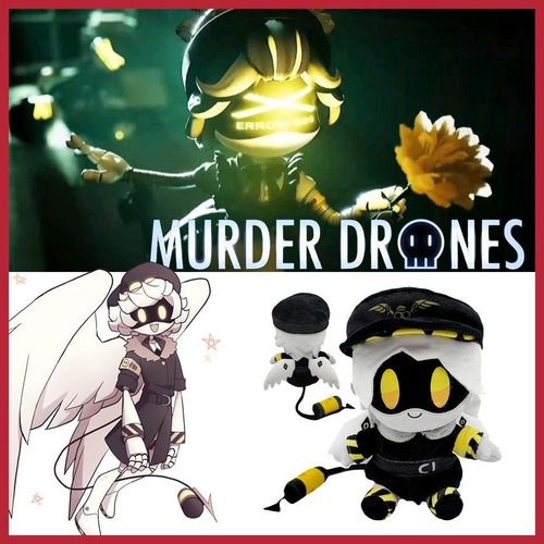 Boneca De Pelúcia Six Cute M Murder Drones, 25 Cm, Rama