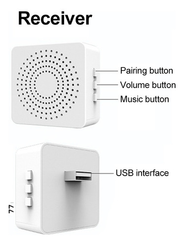 Timbre 38 Bell Timbre Inalámbrico Elija Con Impermeable
