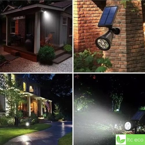 Imagen 7 de 10 de Estaca Solar Reflector Pared Exterior Jardin 3 Intensidades
