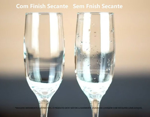 Finish Detergente 13 Tabletes + Secante Abrilhantador 250ml