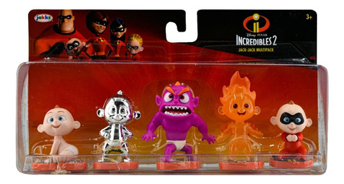 Increibles Jack Jack Multipack Disney Pixar Jakks Pacific 