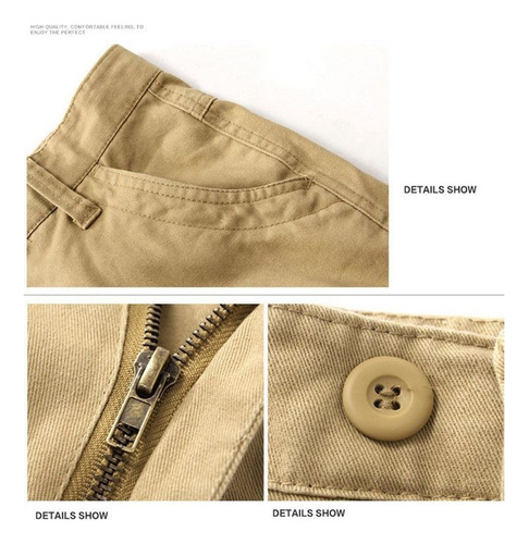 Pantalón Táctico Militar 8 Bolsas Policía Seguridad Comando