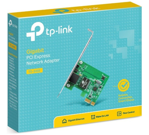 Placa De Red Tp-link Gigabit Pci Express Tg 3468 Lp