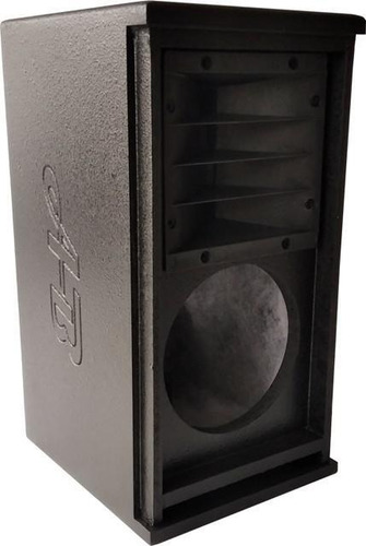 Gabinete Caixa Acústica P/ Uso Com 1x6,5+ti C/ Guia De Ondas Cor Preto