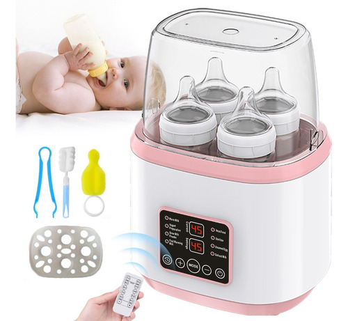 Calentador Himylife Esterilizador Biberones Para Bebé Capacidad 4 Biberones Himylife