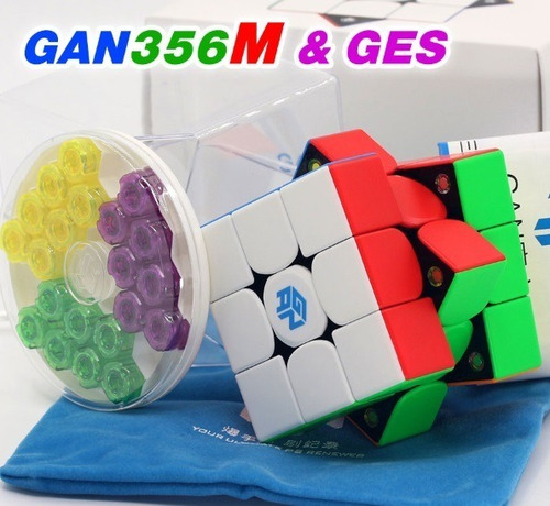 Imagen 4 de 9 de Gan 356 M 3×3 Magnético Cubo De Rubik 3x3 Nuevo Y Original