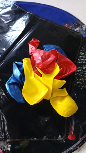 Kit De Globos Del Hombre Araña Super Económico Azul Kit-globos-hombre-arana-cumpleanos-spiderman