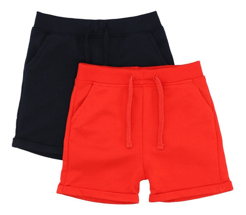 Paquete Short De Bebé Niño C&a De Algodón Liso