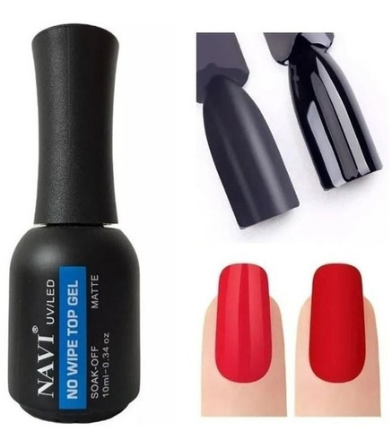 Gel Navi Uv Led Top Coat Matte 10ml Semi Permanente