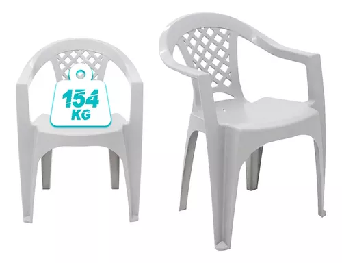 Conjunto de Mesa e Cadeiras Tramontina Tambaú Iguape - Branco