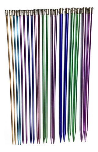 Youpin 20 Piezas Coloridas S De Tejer De Aluminio, Kit De