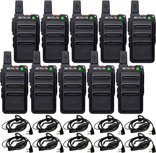 Radios Walkie Talkie Profesionales Paquete X10