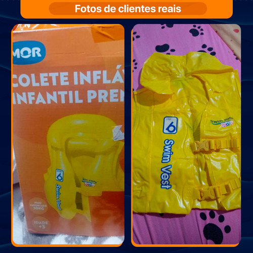 Boia Colete Salva Vidas Infantil Mor Não Machuca A Pele Mor
