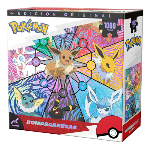 Rompecabezas Pokémon Eevee Original 1000 Piezas
