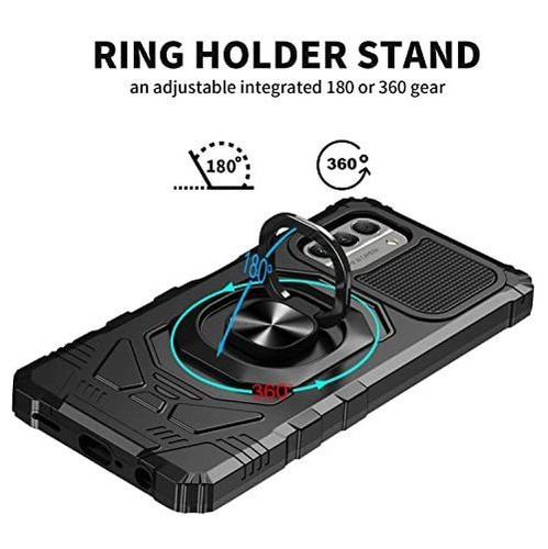 Para Nokia G100 Funda Con Cristal Templado Protector De Pant