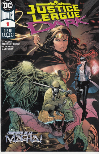 Cómic Dc Universe Justice League Dark # 1 New Justice