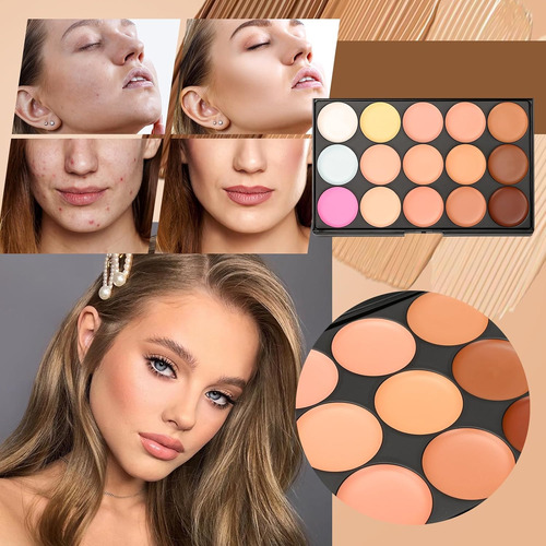 Kit De Maquillaje Pure Vie De 15 Colores Para Contorno E Ilu