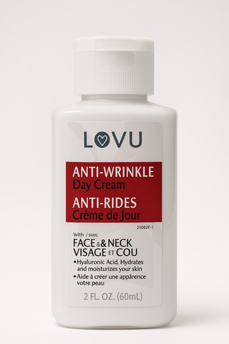 Lovu Crema Facial Antiarrugas De Día Ácido Hialurónico 60ml Tipo De Piel Todo Tipo De Piel
