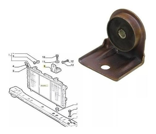 Coxim Superior Do Radiador Ducato 12 13 14 15 16 17