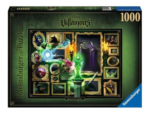 Malefica Bella Durmiente Villanos Villainous Arte Disney Rompecabezas 1000 Piezas Ravensburger