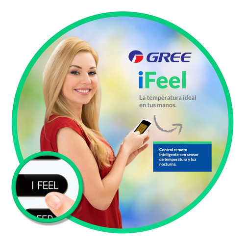 Aire Minisplit Gree Frío 36000 Btu 3 Ton 220v Solo Frío