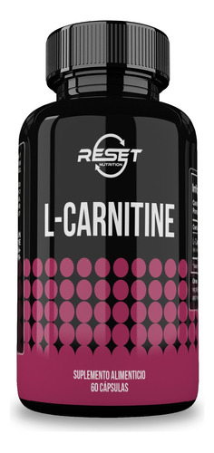 Reset Nutrition | L-carnitine 500mg | L-carnitina | 60 Cáps